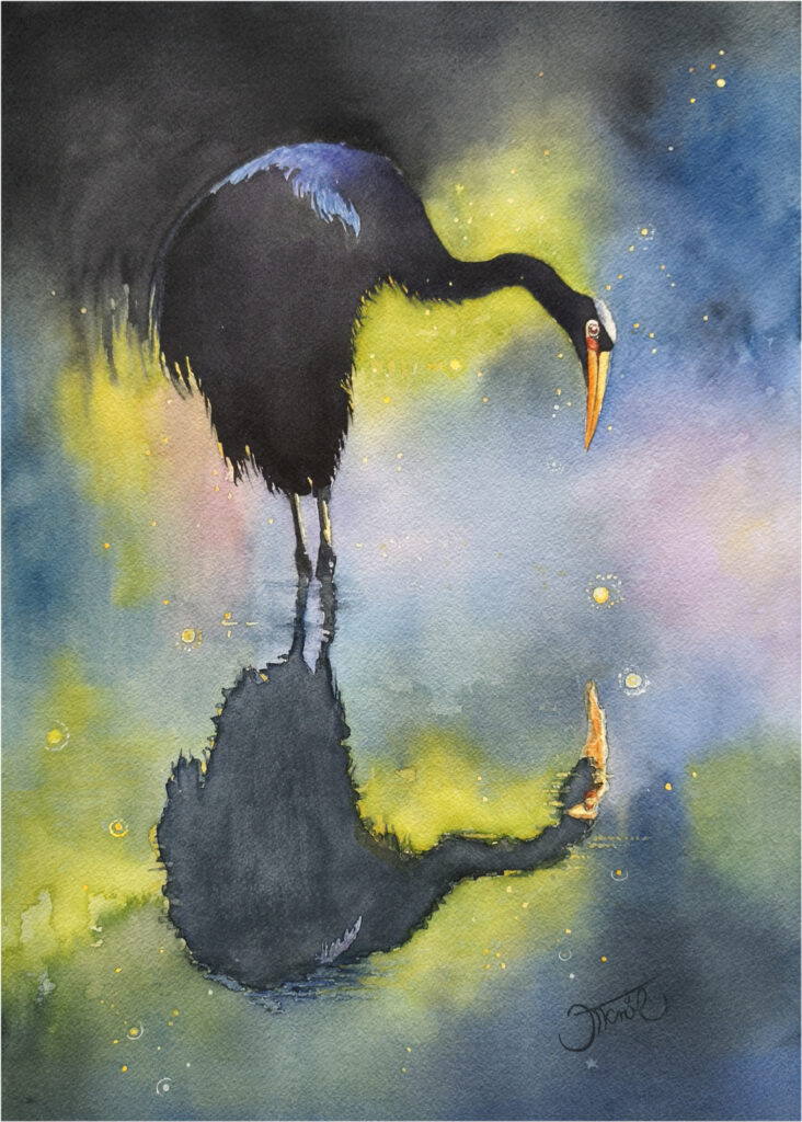 Odbicie – akwarela, Joanna Król