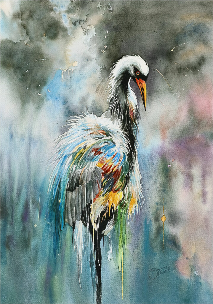 Bądź Czujnym – akwarela, Joanna Król